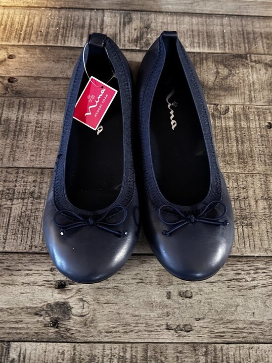 Nina Other - Nina Girls' Navy Blue Ballet Flats, Size:Kids Girls' 4, NWT, Excellent Condition